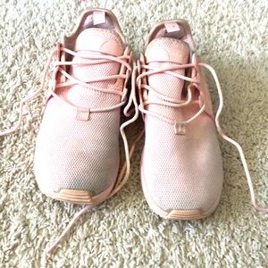 Pink sneakers